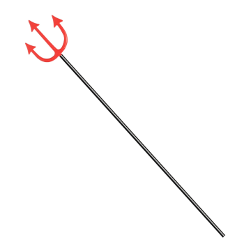 Duivels drietand 120 cm