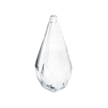 Druppelvormige heldere kristallen 5x - 5 cm