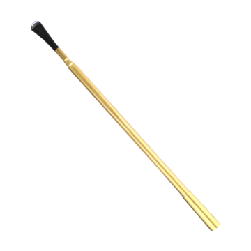 Gouden sigarettenhouder en sigarettenpijp - 45 cm