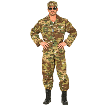 Soldaat camouflage kostuum - 3 delen