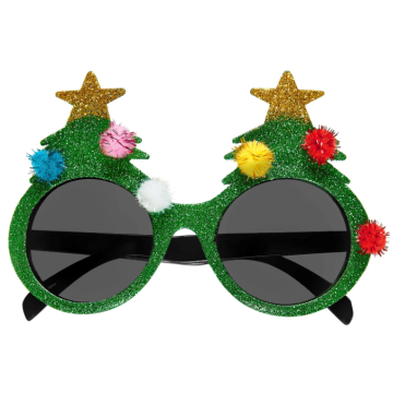 Kerstboom zonnebril