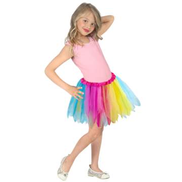 Veelkleurige tutu tule rok voor kinderen