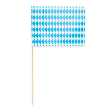 Oktoberfest vlag op stok 10x - 20x30 cm