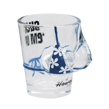 Shotglas met borsten 4x