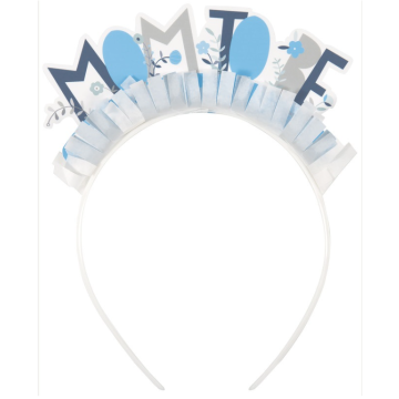 Haarband mom to be blauw