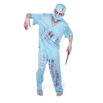 Zombie chirurg kostuum voor mannen