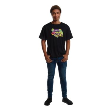 Zwart I Love The 90's T-shirt voor heren