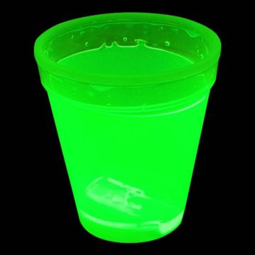 Zelflichtende UV neon kop groen - 350 ml
