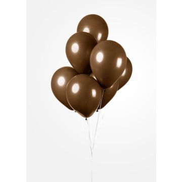 Bruine ballonnen 100x - 30 cm