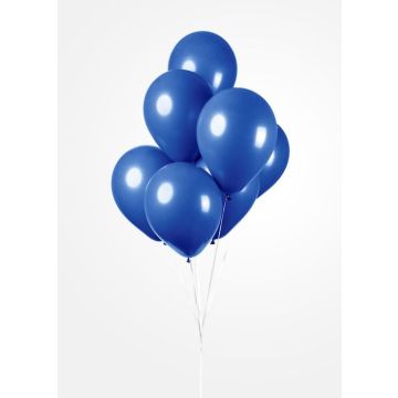 Donkerblauwe Ballonnen 25x - 30 cm