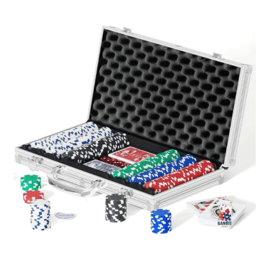 Pokerset 500 Royal Flush chips 11,5 g. aluminiumkoffer low stakes PartyVikings