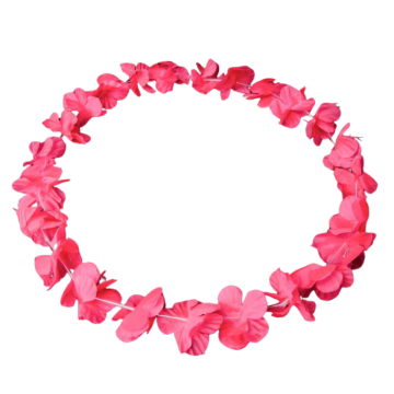 UV Hawaii krans halsketting meerkleurig neon
