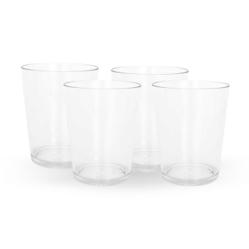 Plastic shotglazen helder herbruikbaar 3 cl 20x