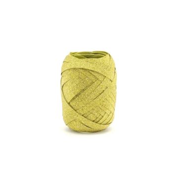 Cadeaulint glitter goud 10 m