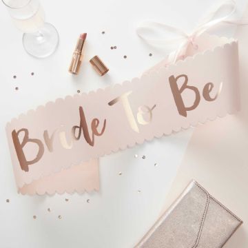 Bride To Be Sash - voor de Bruid