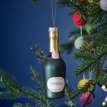 Groene flesdecoratie voor kerstboom