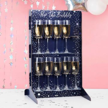 Champagneglashouder voor 10 glazen 60 cm