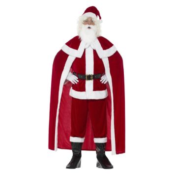 Deluxe kerstman kostuum