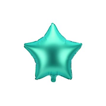 Stervormige folieballon groen 48 cm