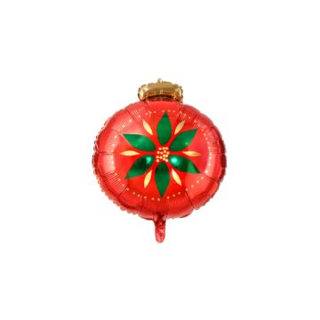 Folieballon kerstbal 45x45 cm
