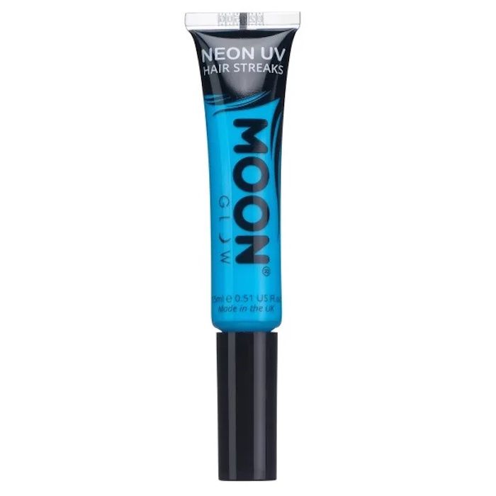 Neon UV Haarkleur Intens Blauw, Moon Creations - 15 ml 