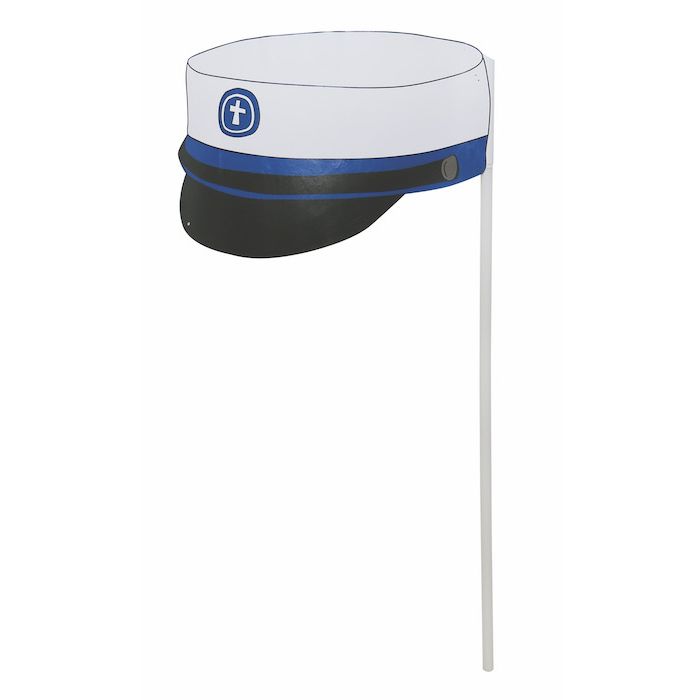 Blauwe Studenterhue Vlag 10x - 50 cm 
