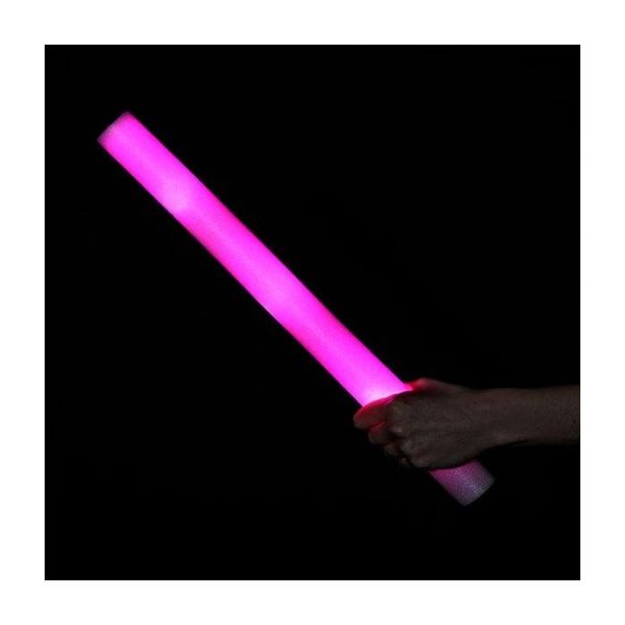 LED schuimstick Pink - 47 cm