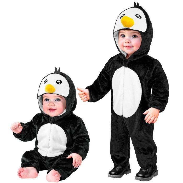 Zwarte pinguïn kostuum voor baby's