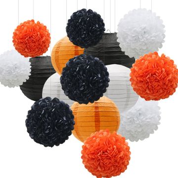 Halloween Papieren Decoraties 15X