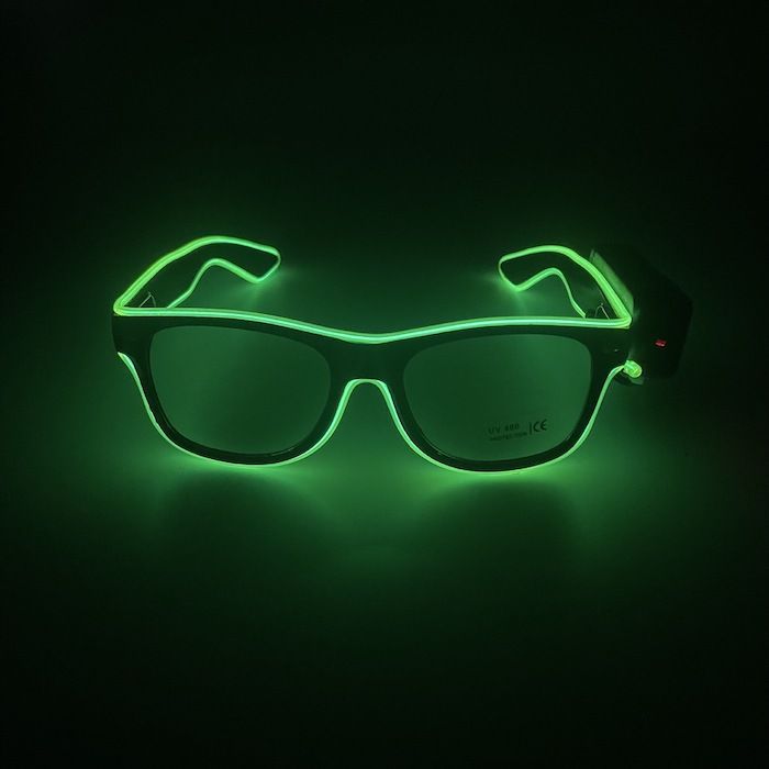 LED-feestbrillen - Groen