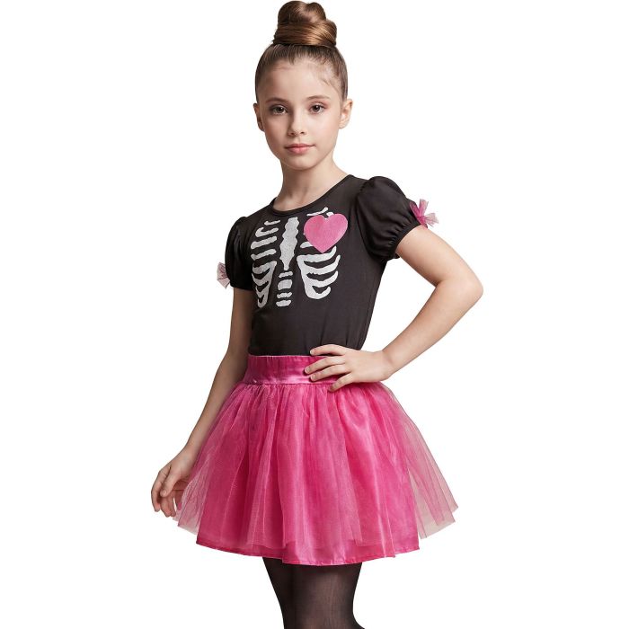 Ballerina skelet kostuum voor meisjes