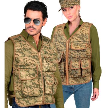 Tactische vest met zakken voor verkleedpartij