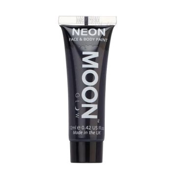 Neon UV Gezichts En Lichaamsverf Zwart 12 ml Moon Creations