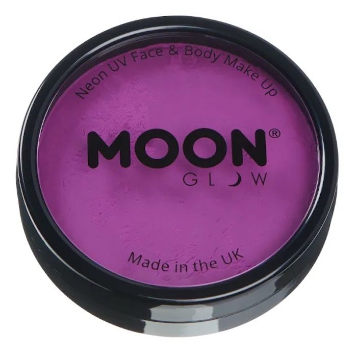 Neon UV Gezichts En Lichaamsverf Intens Paars 36 g Moon Creations