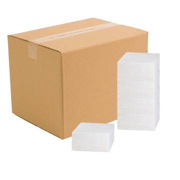20x20 cm servetten 3000x witte 2-laags