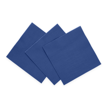 Donkerblauwe servetten 20x - 33x33cm