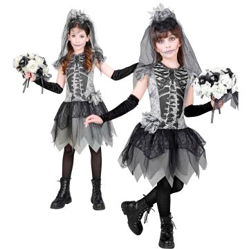 Skeletbreuk kostuum voor meisjes