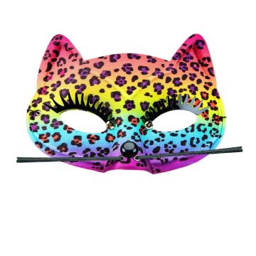 Regenboog Leopardenmasker