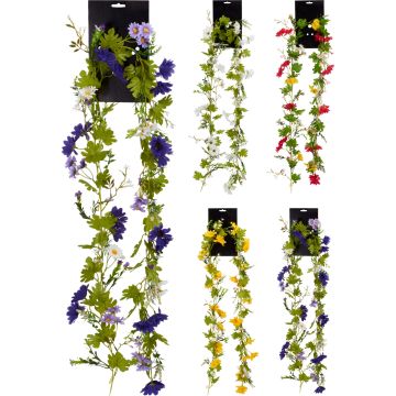 Kunstmatige bloemen guirlande 180 cm
