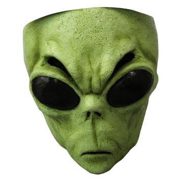 Groene alien masker