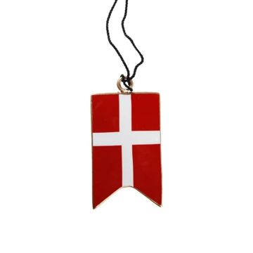 Dannebrog vlag om op te hangen kerstboom Det Gamle Apotek