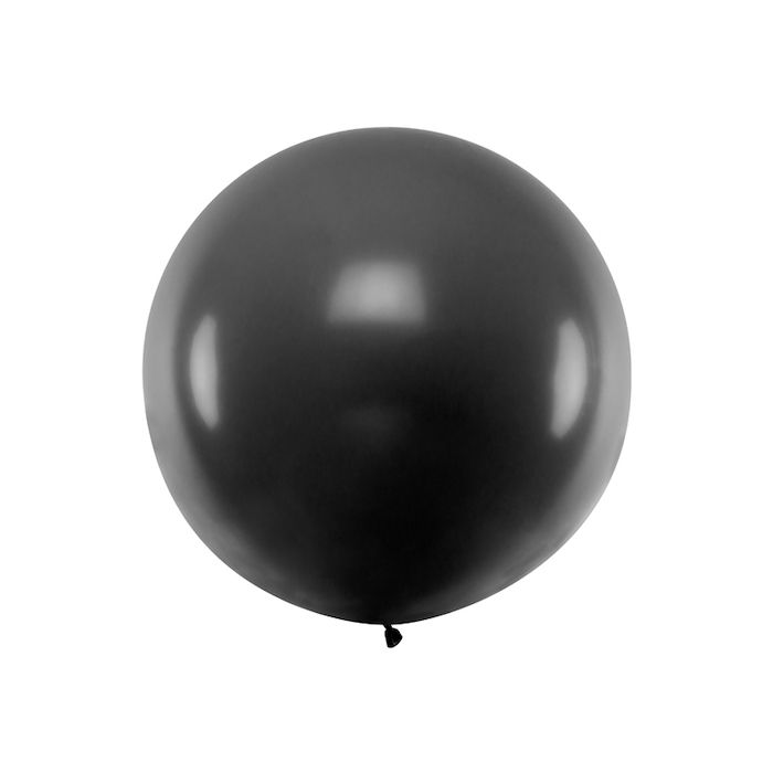 Enorme zwarte ballon - 1 meter