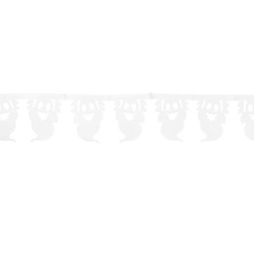 Witte spookpapier slinger - 6 m