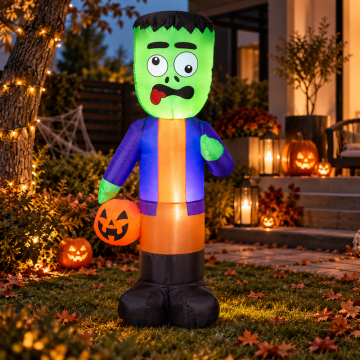 Opblaasbare Frankenstein met LED 150 cm