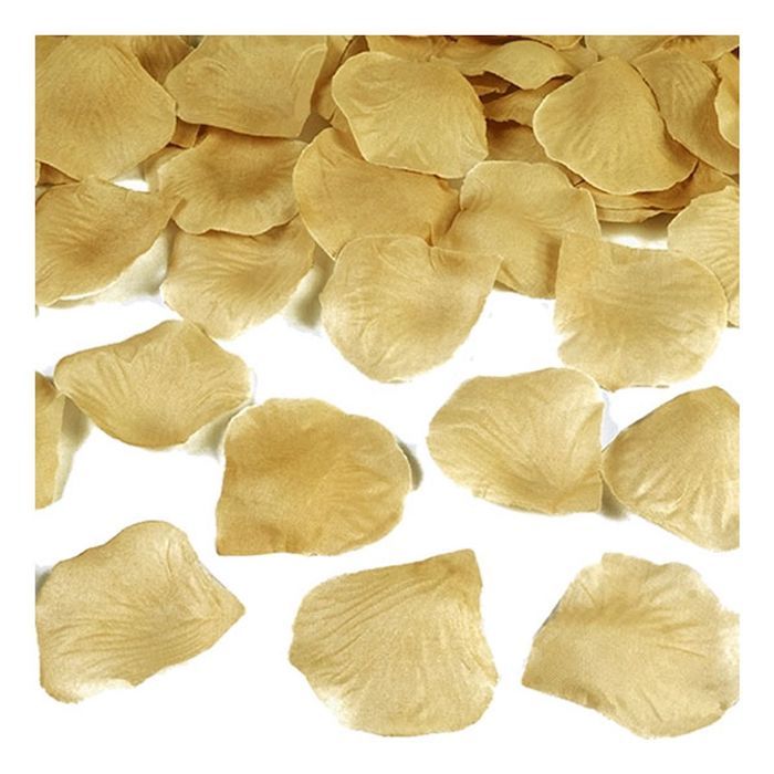 Gouden rozenblaadjes 144x - 5x5 cm