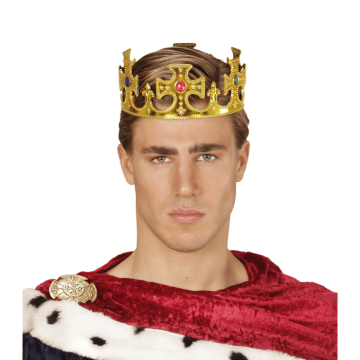 Gouden koning kroon