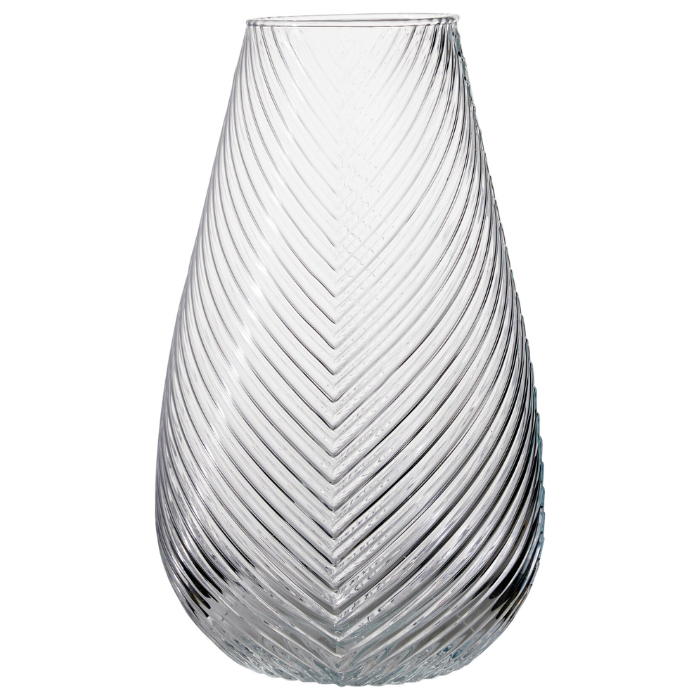 Transparante glazen vaas 150x300 mm 